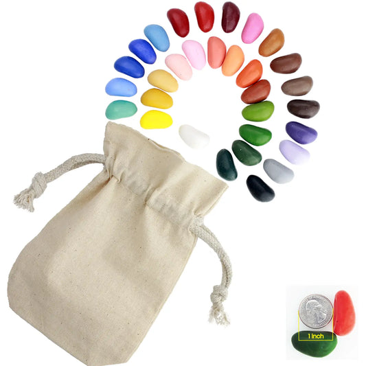 Crayon Rocks: 32 in Muslin Bag