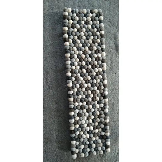 Table Runner: Felted Balls