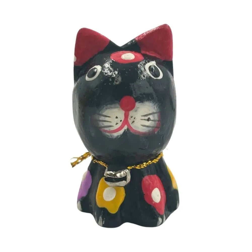 Wooden Cat: Various Colors