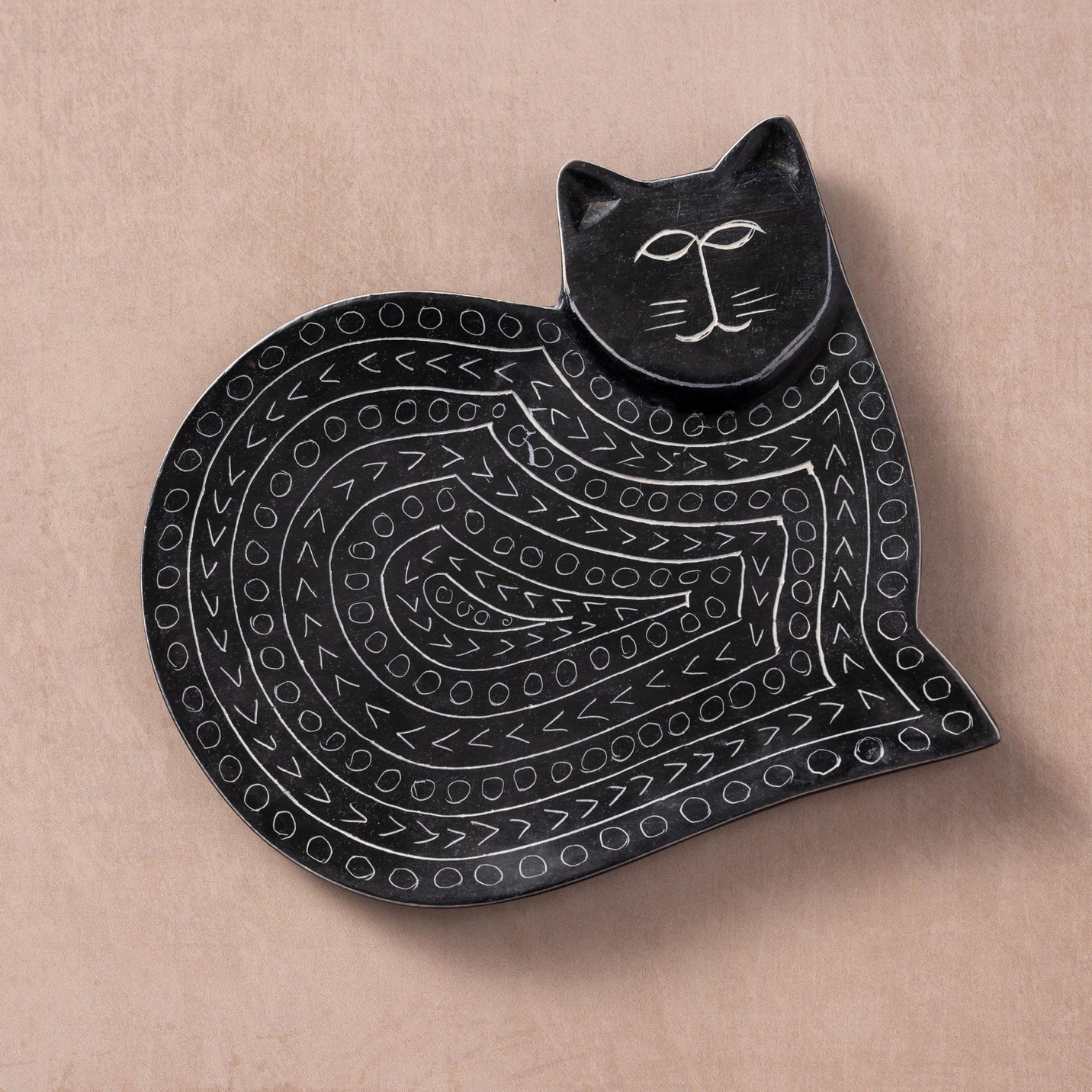 Ring Dish: Giza Kitty Soapstone Dish