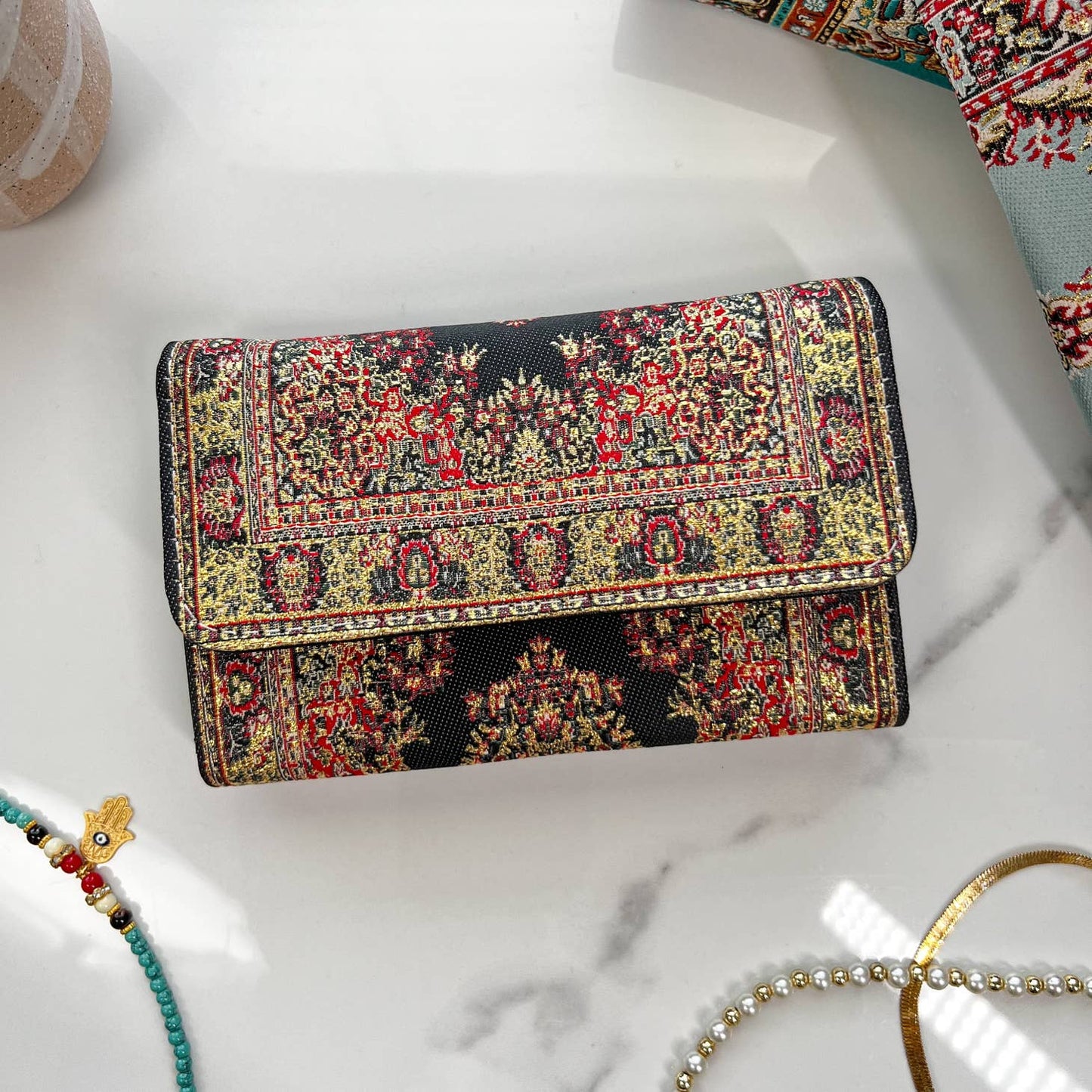 Wallets: Small Boho Wallet (two colors)