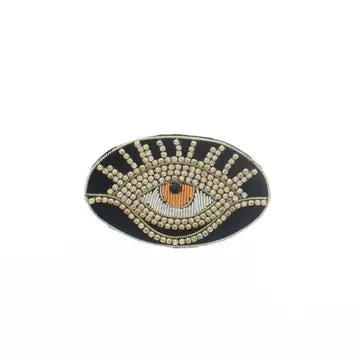 Brooches: Evil Eye with Sequins (Three Designs)