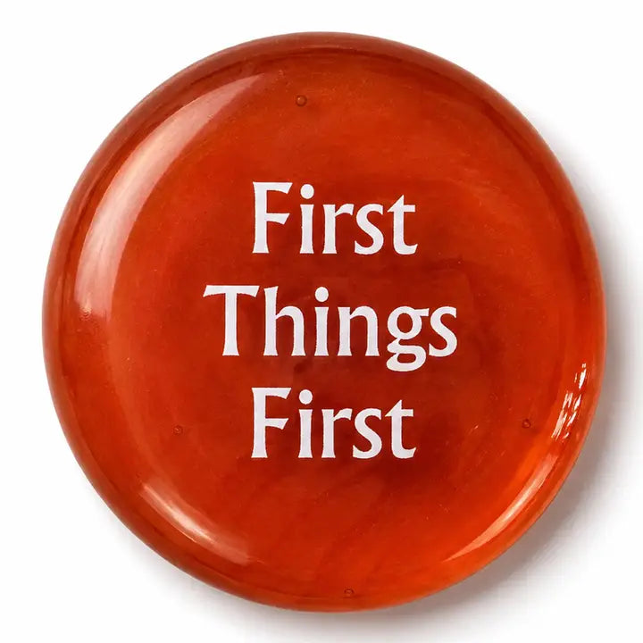 Palm Stone: First Things First