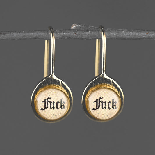 Earrings: Simple Classic Image Drop Earrings (Various)