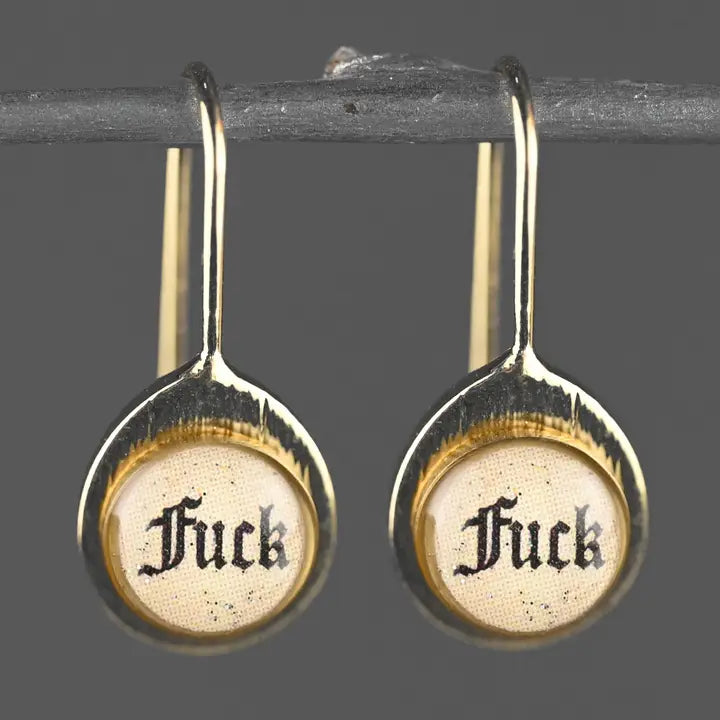 Earrings: Simple Classic Image Drop Earrings (Various)