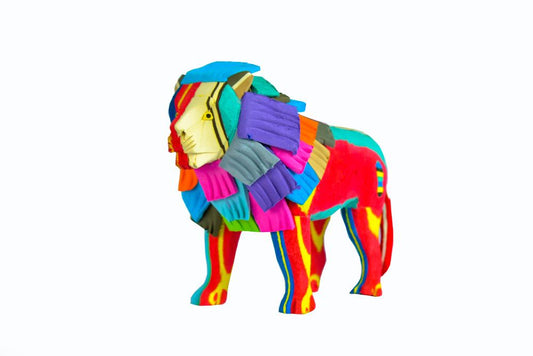 Doll: Recycled Flip Flop Lion