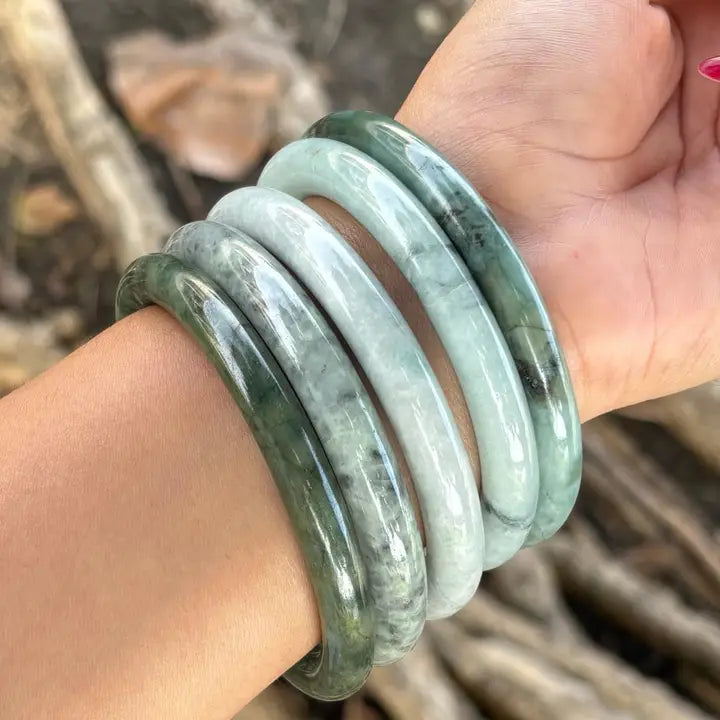 Bracelet: Burmese Jade Bangles (