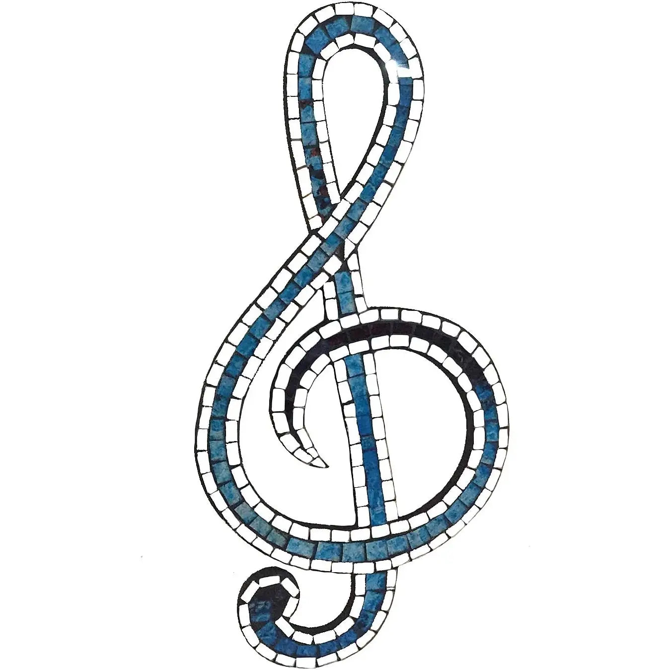 Wall Decor: Mosaic Treble Clef (Two Designs)
