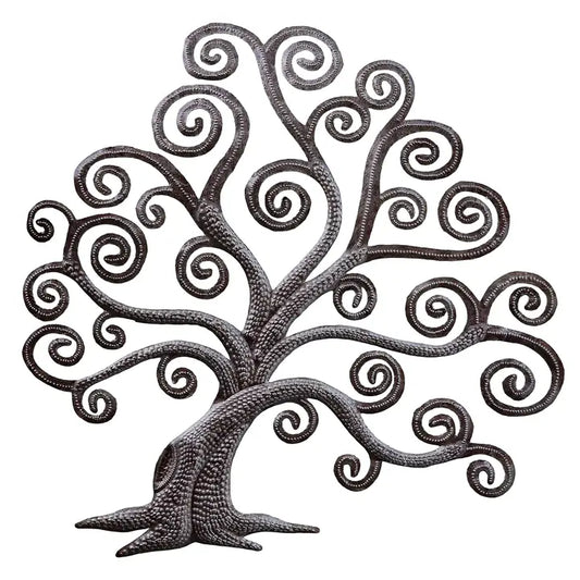 Wall Decor: Leaning Curly Tree