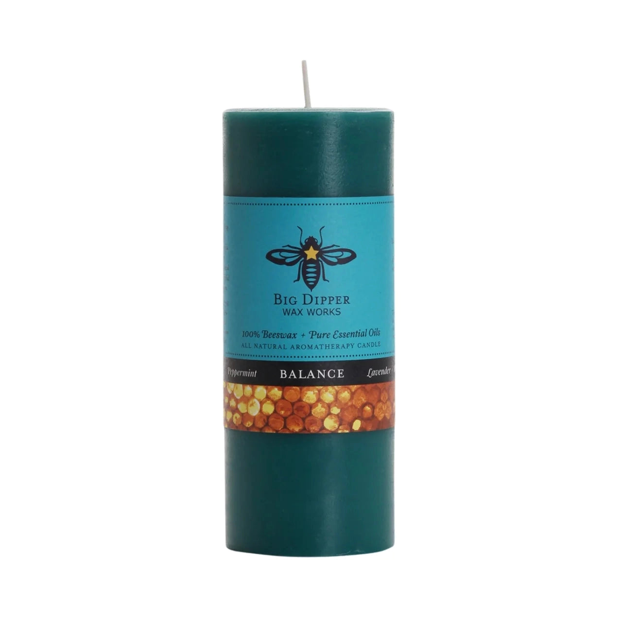 Candles: Beeswax Pillars: Three Sizes (Various Scents)