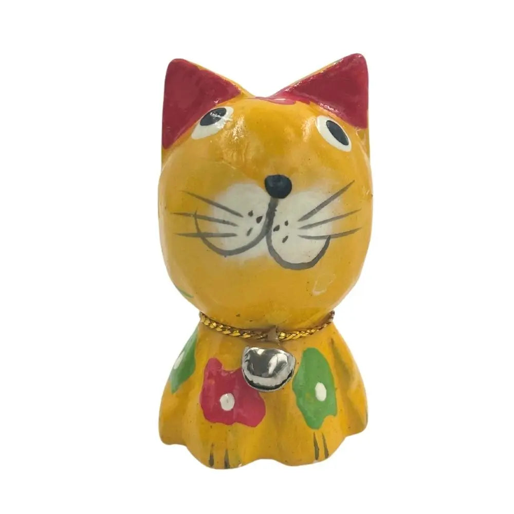 Wooden Cat: Various Colors