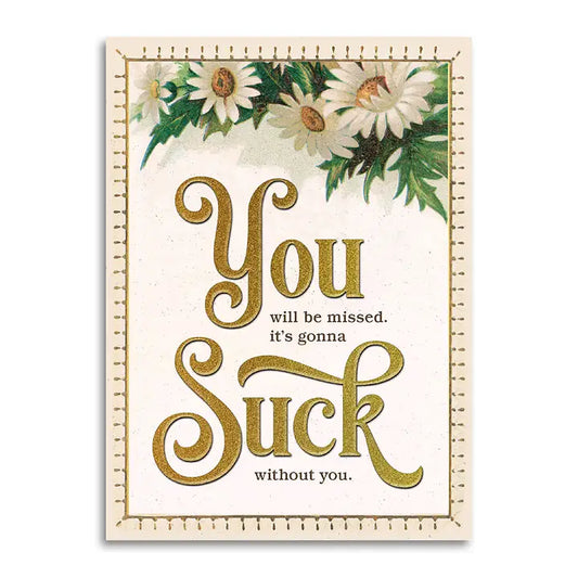 Cards: You Suck...(Retirement)