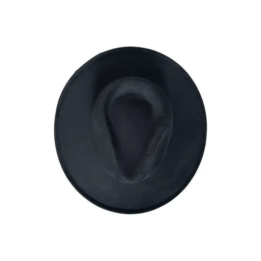 Hat: Vegan Suede Wide Brim - Large (Two Colors)