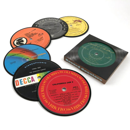 Coaster: Vinyl Record Label Coasters (Set of 6)