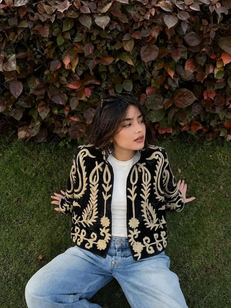 Jacket: Hand-Embroidered (Two Colors)