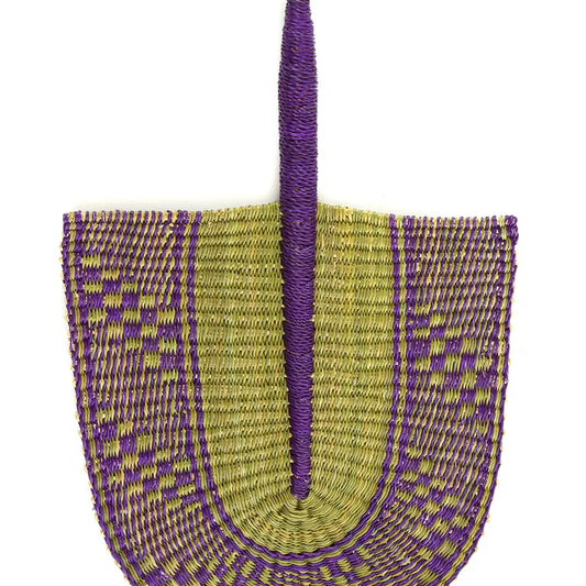 Fan: African Violet Veta Vera Hand Fan