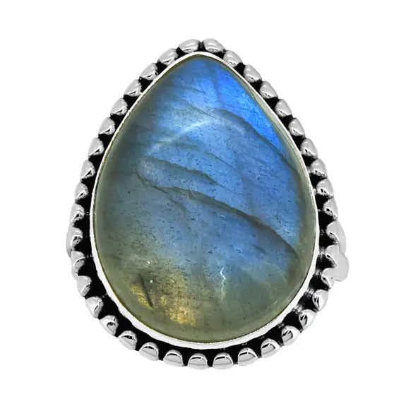 Rings: Sterling Silver Labradorite