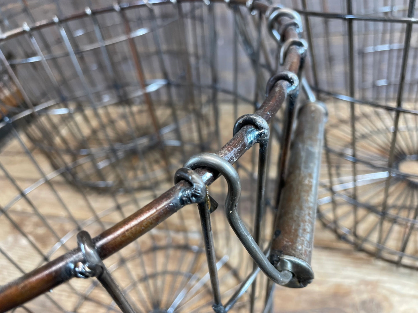 Basket: Farmhouse Metal Laundry (Three Sizes)
