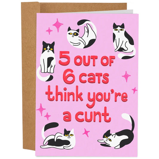 Cards: 5 Out of 6 Cats