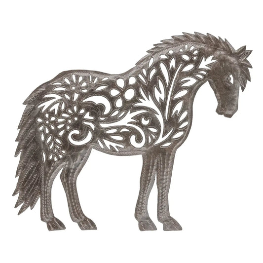 Wall Decor: Floral Horse