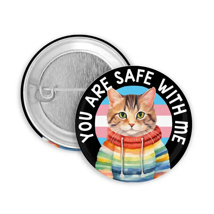 Pins:  LGBTQ+ Buttons (Various Sayings) Small