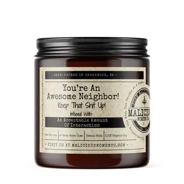 Candles: Organic Soy Snarkiness (Various Types)