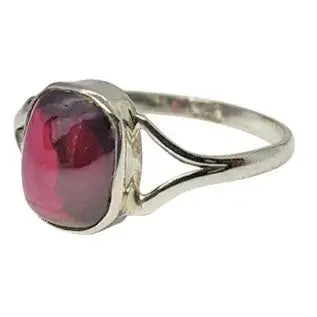 Rings: Garnet Sterling Silver