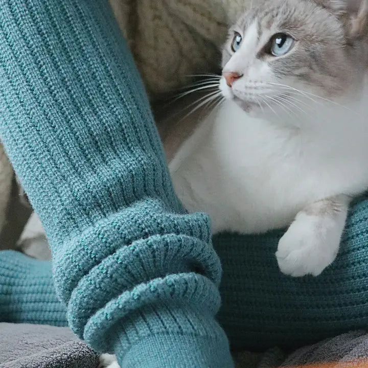 Socks: Knee High Scrunchy Socks (Three Colors)