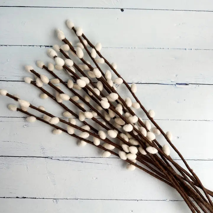 Felted Pussy Willow Stems