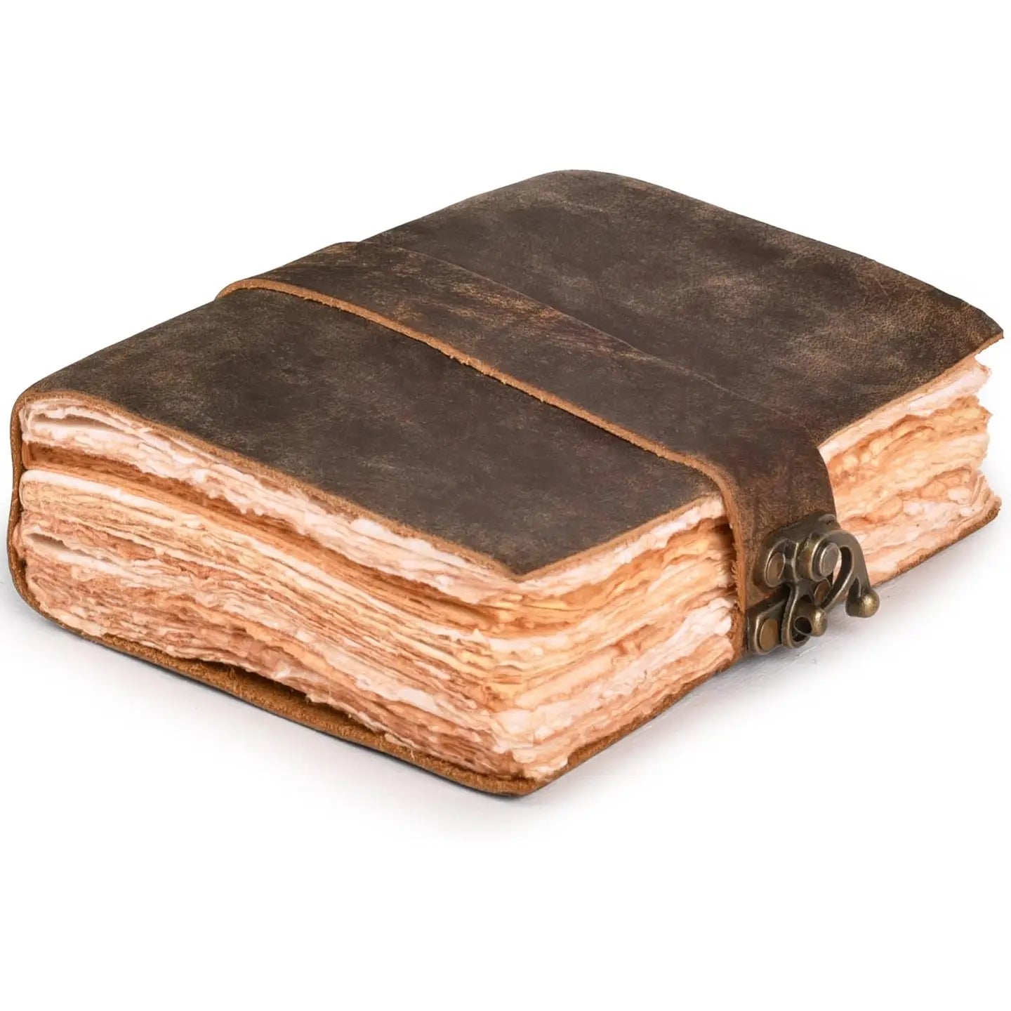 Journal: Handmade Leather with Watercolor Paper (Two Colors)