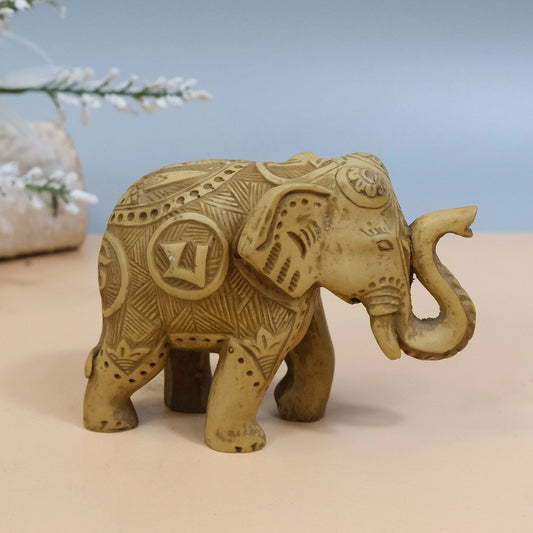 Statue: Handmade Elephant Good Luck Resin Statue