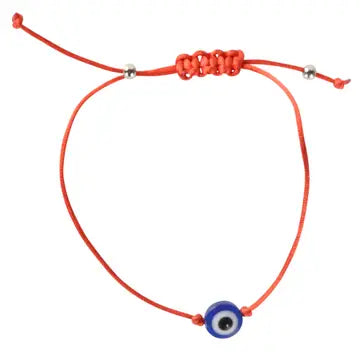 Bracelet: Evil Eye Red Pull Tie