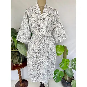 Robes: Boho Cotton House Robe (Various Styles)