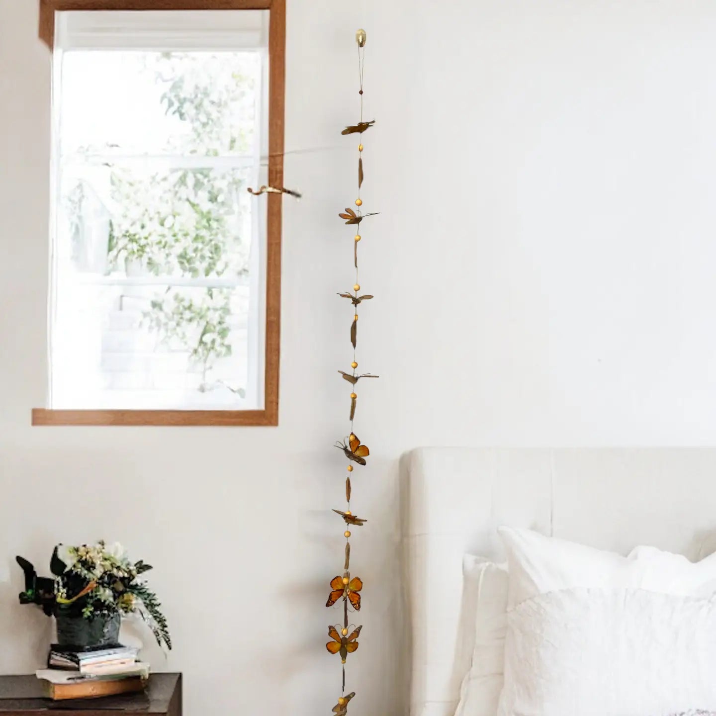 Garland: Butterfly Driftwood Capiz Garland