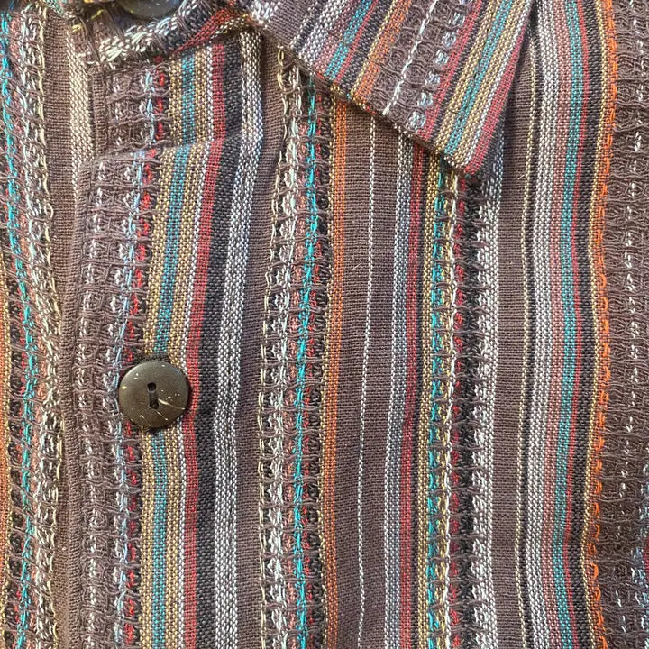 Button-Up Shirt: Textured Nepali (Short Sleeve)