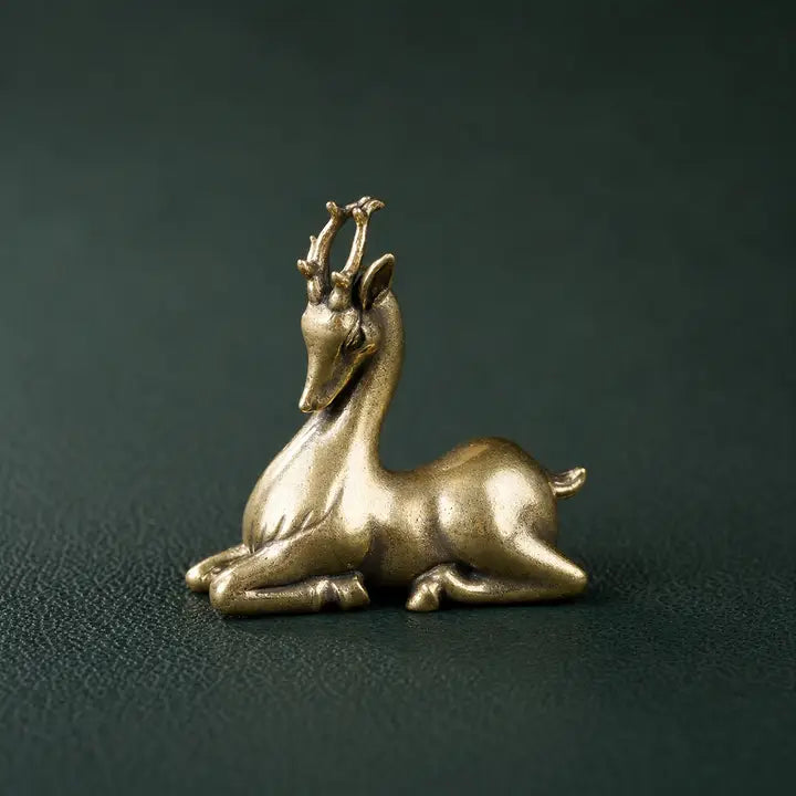 Antique Brass Figurines: Various