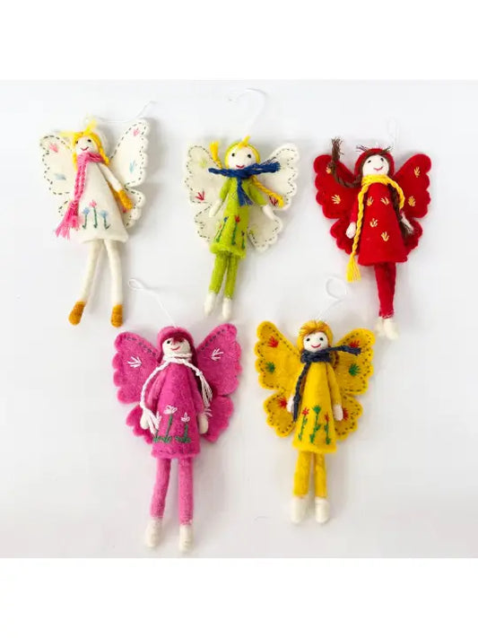 Ornaments: Felt Angel (Three Colors)