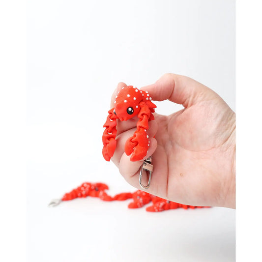 3D Printed Keychain Lobster