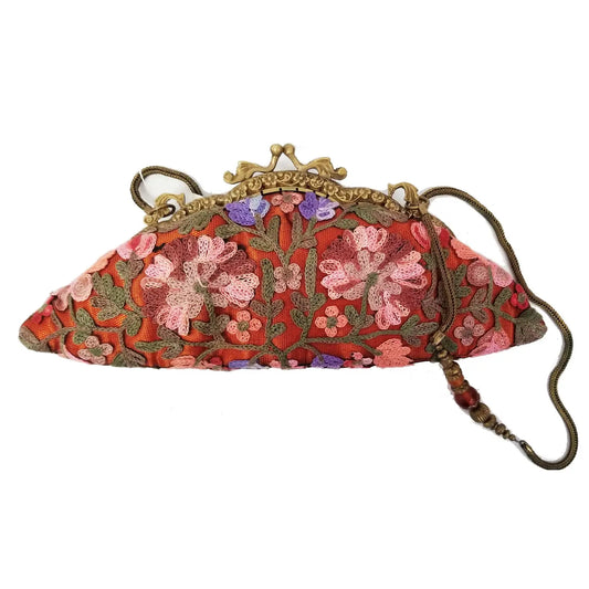 Vintage Purse: Red Clutch