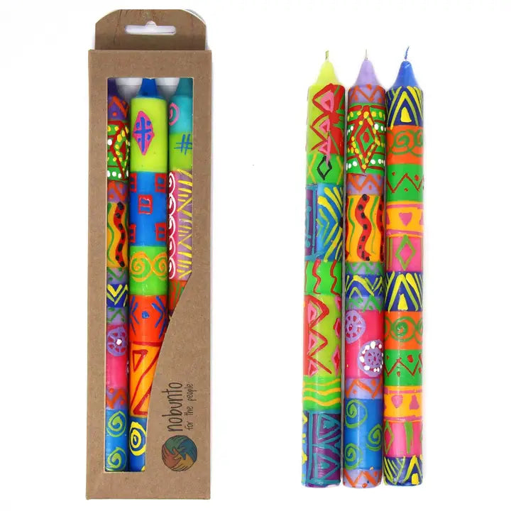Candles: Hand-Painted Tapers