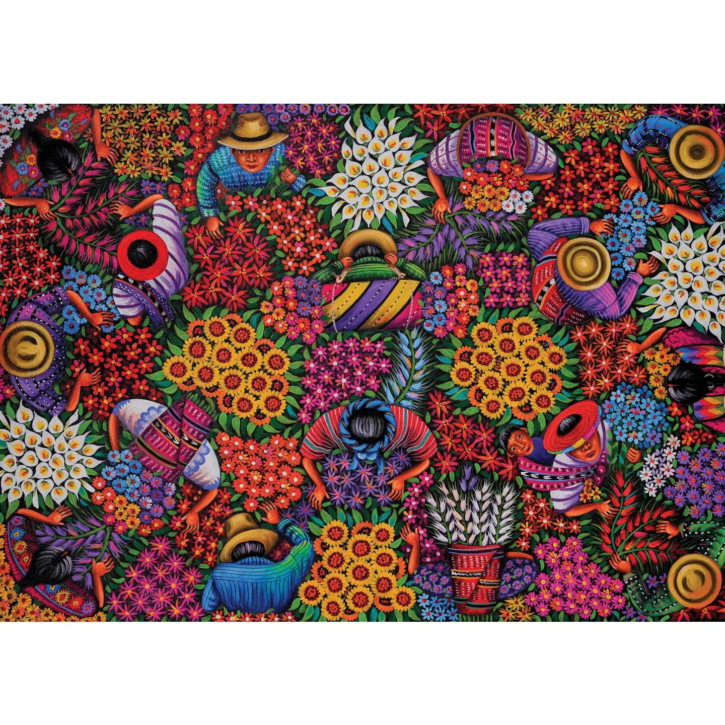 PUzzles: Velvet Touch "Flower Harvest" 500pcs