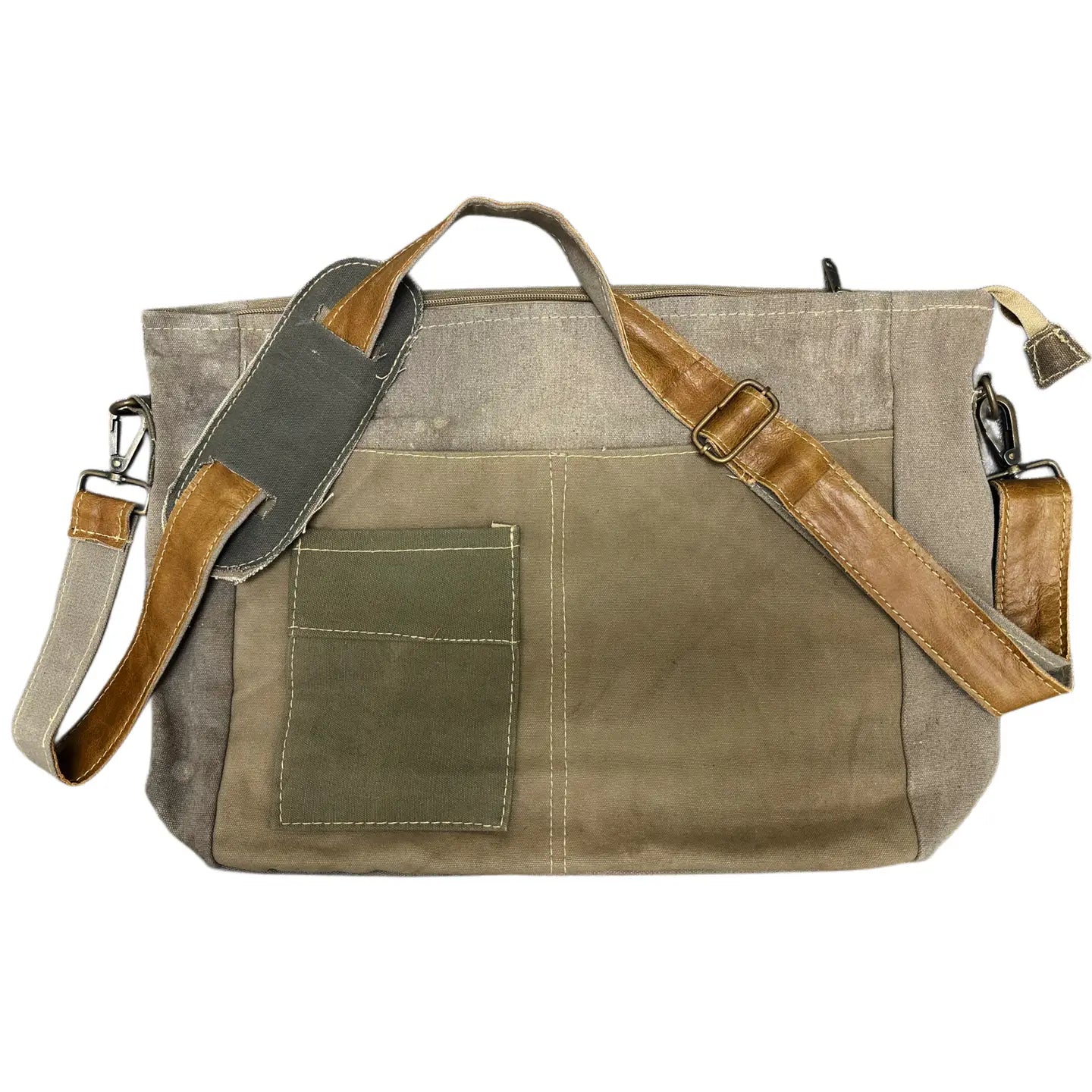 Crossbody: Unisex Recycled Military Tent