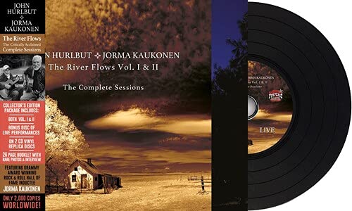 CD: Jorma Kaukonen & John Hurlbut "The River Flows" Vol I & II