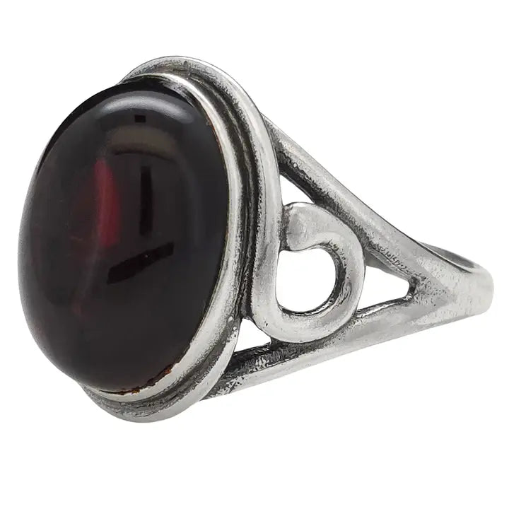 Rings: Cherry Amber Oxidized