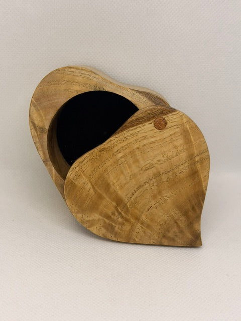 Trinket Heart Box: Locally Salvaged Wood (Various)
