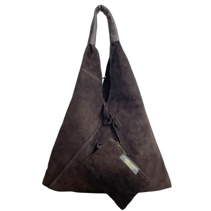Shoulder Bag: Suede/Leather (Various Colors)
