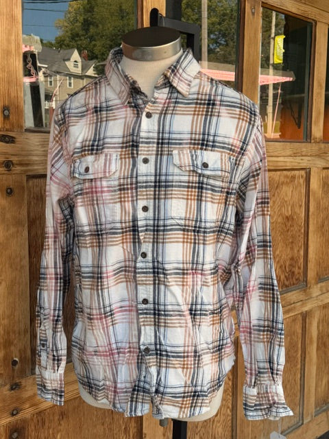 Flannels: Upcycled/Bleached