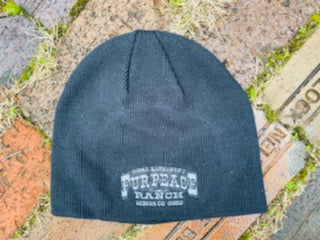 Hats - Fur Peace Ranch Logo Toboggan - Black