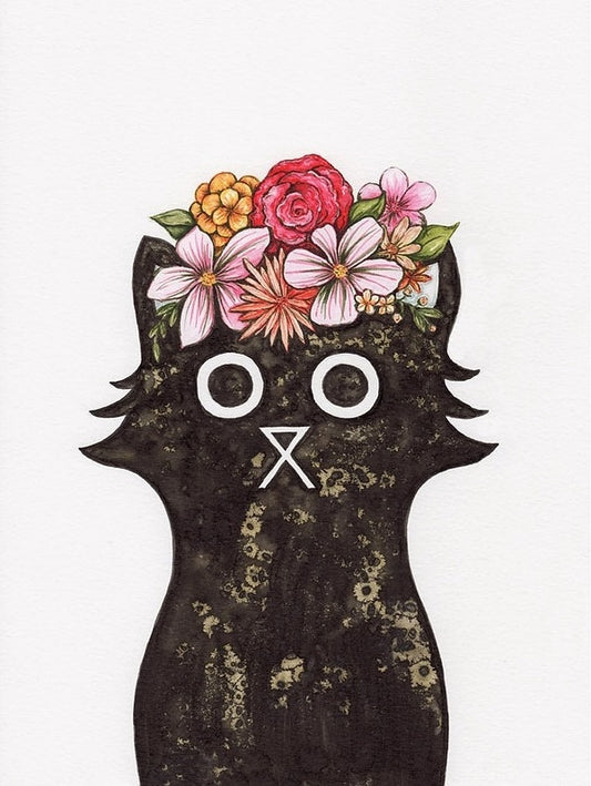 Art Print: Freda Cat Wall Art