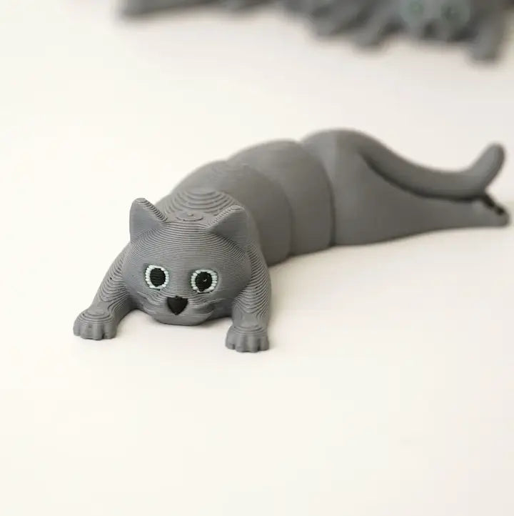 3D Printed Fidget Cats: (Various Colors)